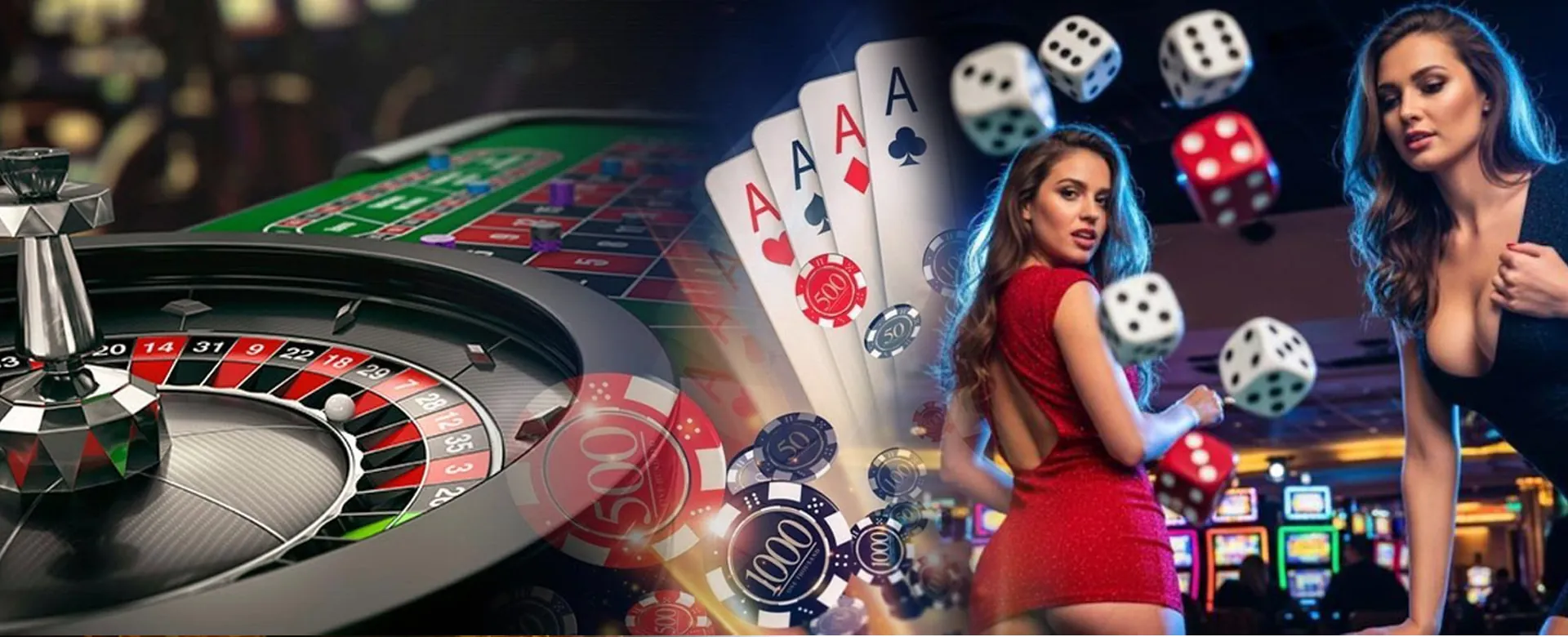 Hawkplay Live Casino Dealer with cards and chips